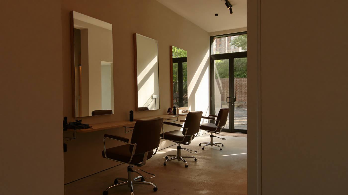 Modern kapsalon interieur